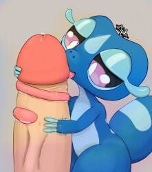 2026 ambiguous_gender big_penis black_sclera blue_body bodily_fluids duo extreme_size_difference eyelashes feral game_freak gecko gecqua generation_10_pokemon genitals hand_on_penis hi_res human interspecies larger_human larger_male licking lizard long_tongue looking_at_genitalia looking_at_penis majika male male/ambiguous mammal masturbation miori motion_lines multicolored_body nintendo oral penis pokemon pokemon_(species) pokemon_ww pokephilia purple_eyes reptile saliva scalie sex signature simple_background size_difference sketch smaller_ambiguos smaller_feral thick_thighs tongue tongue_out tonguejob zoophilia