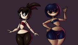 big_breasts big_thighs doll doll_joints dollification hourglass_figure huge_breasts klumpssunnystash klumpywumpy knick_knack permanent_smile pixar plastic plastic_breasts plastic_skin sunglasses sunnification sunny_miami thick_thighs tiny_waist transformation wide_hips