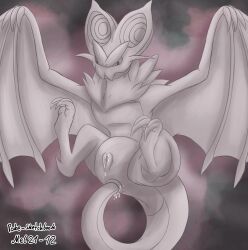 2012 anal bat bodily_fluids clitoris cum dated hi_res masturbation nintendo partially_colored pokemon pussy tail_play video_games