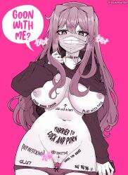 body_writing flashing goonette horny_female tagme touketsur34