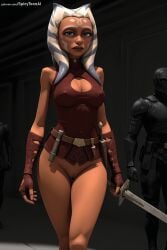 ahsoka tano from clone wars by spicytoonai