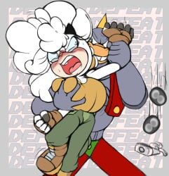 lanolin the sheep from dr. robotnik's mean bean machine by jascoe-sauce