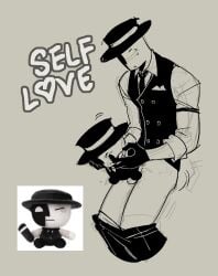 1boy artful_(die_of_death) balls die_of_death_(roblox) eggoarchives pants_down plushie plushophilia reference_image roblox roblox_game robloxian sketch tagme
