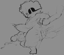 absurd_res afterimage aggressive anal anal_sex anatid anseriform anthro arms_held_back aroused aroused_face aroused_male aroused_smile ass avian balls big_bulge big_butt bird bodily_fluids bulge bulge_from_behind bulge_penetration detailed_bulge disembodied_hand disembodied_penis dripping duck duck_somemore eyelashes eyeshadow fast_sex feathers femboy flustered forceful from_behind_position genital_fluids genitals half-closed_eyes held_up hi_res humanoid leaking_precum makeup male narrowed_eyes otc penetration penis plap precum precum_drip precum_on_ground precum_squirt precum_string pseudo_hair raised_arm rough_sex scrotum_flap sex small_but_hung solo tail tail_tuft thick_thighs tuft