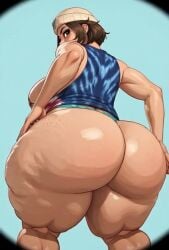 1girls ai_assisted ai_generated ai_video american_flag_shirt animated ass ass_focus ass_shake beanie black_hair dummy_thicc female_only fisheye fisheye_lens fortnite fortnite:_battle_royale green_panties grok huge_ass opal_(fortnite) plump plump_ass short_hair sleeveless solo tagme twerking video voluptuous_female