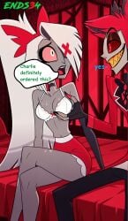 alastor (hazbin hotel) from hazbin hotel by ends34
