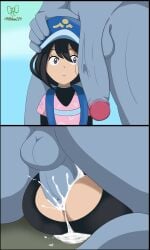 female protagonist (pokemon ww) from game freak by mbhen114