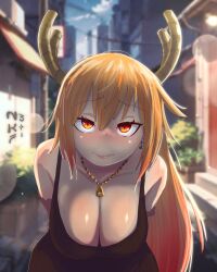 tohru (dragon maid) from kobayashi-san chi no maidragon by n3kofi