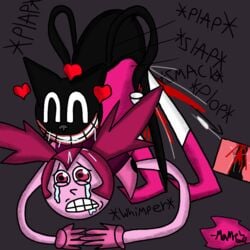 blood cartoon_cat cat_humanoid crossover crying drooling gem gem_(species) gldoves gore pain pleasured pussy_juice rape scared sex smiling spinel_(steven_universe) steven_universe tears thrusting thrusting_hard trevor_henderson vaginal_penetration worried