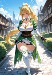 leafa from sword art online by miyuai