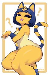 ankha from animal crossing by evebevie