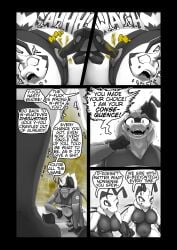 3_fingers 4_arms absurd_res anal anal_fingering angry antennae_(anatomy) anthro anus areola areola_slip arthropod aster_(soomir) back_wings bee belly big_breasts black_and_white bodily_fluids breasts cassia_(soomir) claws clothing comic crazed_expression crazed_look crazed_smile crazy_smile crop_top cropped_jacket cropped_sweater dialogue english_text fart fart_cloud fart_fetish female fight finger_claws fingering fingers gassy genitals group heather_(soomir) hi_res hymenopteran insects inverted_nipples mandibles monochrome multi_arm multi_limb navel nipples nude nude_anthro nude_female partially_clothed_anthro partially_clothed_female poking_butt profanity queen_bee shaking shaming sharking shirt sibling_(lore) sister_(lore) sisters_(lore) slightly_chubby slightly_chubby_anthro slightly_chubby_female smile soomir speech_bubble stinger stinger_tail stuttering tail tears text topwear trio twin_sisters twins_(lore) vulva wings yelling