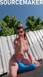 3d balls big_breasts blender breasts brigitte bulge casual cleavage cock_sleeve cock_sleeve_(clothes) cock_sock cocksleeve dickgirl erection erection_under_clothes futa_only futanari genitalwear huge_balls huge_cock human hyper hyper_penis intersex large_breasts overwatch penis penis_to_the_knees penis_under_clothes solo sourcemaker