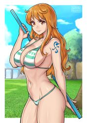 nami (one piece) from one piece by redjet
