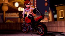 1futa 3d blackjr bottomless brown_hair clothing disney domino_mask elastigirl erection eyewear footwear futa_milf futa_only futanari helen_parr human looking_at_viewer mask milf penis pixar smooth_skin solo solo_futa tagme testicles the_incredibles the_incredibles_2