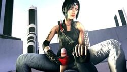 1boy 1girls 3d animated asian asian_female black_hair faith_connors faith_connors_(mirror's_edge_catalyst) female male male/female mirror's_edge mirror's_edge_catalyst penis sex sound straight tagme video