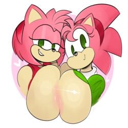 amy rose from sega by ota (artist)