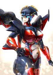 1girls alien alien_girl big_ass big_breasts big_butt blue_eyes breasts busty curvy curvy_body curvy_female curvy_figure curvy_hips female female_only looking_at_viewer machine mechanical nipple_bulge nipples panties red_panties robot robot_girl solo solo_female thick_ass thick_legs thick_thighs transformers windblade wings