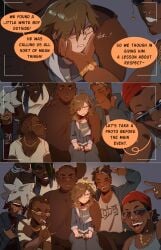 anal anal_sex blacked blowjob body_writing brown_hair correction dark-skinned_male double_handjob double_penetration fat_ass femboy gangbang gay gay_anal gay_sex glasses jay_(tottalyaw31rd0) light-skinned_femboy male_on_femboy orgy qos queen_of_spades raceplay rape raped_into_submission sissy tottalyaw31rd0