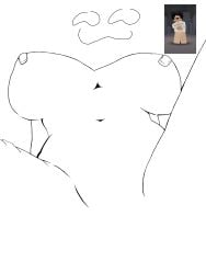 big_breasts emo_girl roblox roblox_avatar white_background white_body
