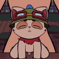 2boys anal anal_sex animated anthro anus ass balls cum cum_in_ass cum_inside doggy_style gay human human_on_anthro ishitaka_uwu league_of_legends male male/male male_only no_sound nude penis precum riot_games sex size_difference stomach_bulge teemo video yaoi yordle