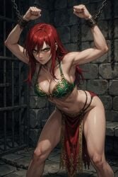 ai_generated arabian arabian_clothes erza_scarlet fairy_tail slave