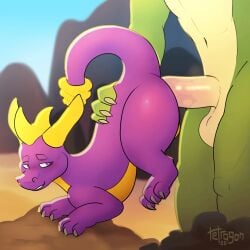 1:1 2d_animation activision anal anal_penetration animated animated_gif anthro anthro_on_feral anthro_penetrating anthro_penetrating_feral ass_up balls balls_deep bestiality big_butt big_penis blush butt claws dragon faceless_anthro faceless_character faceless_male feral feral_penetrated genitals green_body grin half-closed_eyes hand_on_back hi_res looking_back male male/male male_feral muscular muscular_anthro muscular_male mythological_creature mythological_scalie mythology narrowed_eyes nature nature_background navel nestor_(spyro) nude outside penetration penile penis purple_body purple_eyes raised_tail rescued_dragons_(spyro) rock scalie sex short_playtime side_view size_difference sky smile spyro spyro_reignited_trilogy spyro_the_dragon standing tail tan_body tetragon thrusting toe_claws yellow_body