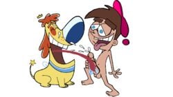 absurd_res anthro bestiality bj1996 crown dog duo eyes feral gay genitals hi_res human human_on_feral interspecies licking licking_penis long_tongue male male/male mammal nickelodeon oral penile penis penis_lick sex sparky_(fairly_oddparents) the_fairly_oddparents timmy_turner tongue tongue_out what zoophilia