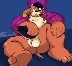 brawl_stars canine colonel_ruffs coronel_ruffs dog_tail fat_ass fat_dog father furry furry_only furry_tail liukky male male_only masturbation penis penis_out ruffs supercell