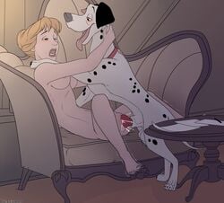 101_dalmatians 2d accurate_art_style animal_genitalia anita_radcliffe anthro backlash91 balls bedroom_eyes bestiality big_balls big_penis blush breasts canid canine canis cheating cheating_wife cheating_with_pet color conditional_dnp cucked_by_beast cuckold cum cum_in_pussy cum_inside cum_leaking dalmatian disney domestic_dog duo eyes female female_on_feral female_penetrated feral feral_penetrating genitals hi_res hug human human_on_feral human_penetrated interspecies knot looking_pleasured loving_it male male/female male_penetrating male_penetrating_female mammal medium_breasts missionary missionary_position narrowed_eyes netorare ntr on_model open_mouth orgasm_face penetration plump_labia pongo pussy_grip rolling_eyes sex sheath skinny smile spread_legs spreading stretched_pussy thick_penis thin_waist tight_fit tight_pussy trembling vaginal_penetration zoophilia