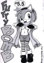 amy_rose doujinshi dress_up furry furry_bomb furry_bomb_factory hardcore karate_akabon scarf sega sonic_(series) sonic_the_hedgehog sonic_the_hedgehog_(series)