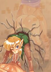 1boy 2d :>= a_link_to_the_past anal anal_sex androgynous ass big_ass blonde_hair blowjob blowjob_face blue_eyes blush boots cap_of_the_hero drcockula fellatio femboy feminine_male gay gay_sex hat link link_(a_link_to_the_past) male male_focus male_on_femboy male_only nintendo one_eye_closed oral oral_sex pointy_ears see-through_wall sex spitroast stuck_in_wall the_legend_of_zelda threesome tunic_of_the_hero veiny_penis wince yaoi