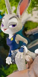 judy hopps from disney by xzcrystal3d