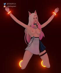 ahri from k/da series by sabithegreen