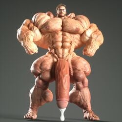 3d 3d_(artwork) abs alwa201 biceps cum cumshot dash gay glasses huge_balls huge_cock huge_cock hyper hyper_balls hyper_genitalia hyper_penis hyper_testicles male male_only muscle muscles muscular muscular_arms muscular_legs muscular_male muscular_thighs nipples precum solo vein veiny_penis