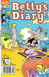 2girls archie_andrews archie_comics betty_and_veronica betty_cooper black_hair blonde_hair multiple_girls nude sak swimsuit veronica_lodge