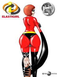 character_name clothes cum disney elastic elastigirl female handjob helen_parr human lowres male penis pixar prince_jupiter straight straight_hair superheroine tagme the_incredibles tight_clothes