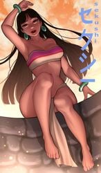 1girls chel drawing fanart female sekushi_(artist) tagme the_road_to_el_dorado