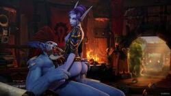 2boys 3d anal anal_sex androgynous ass balls bottomless elf erection femboy gay hand_grab hand_on_ass legs muscular muscular_male nipples penetration sex thighs trap troll_(warcraft) troll_male valnoressa void_elf world_of_warcraft yaoi