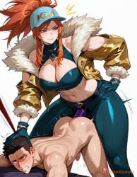 akali from k/da series by futadomai