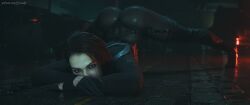 1girls 3d ass big_ass biohazard blue_eyes bodystocking brown_hair ceeeeekc crop_top crop_top_sweater detailed_background female female_only full_body half_gloves head_rest high_heel_boots high_heels highly_detailed holster huge_ass in-game_background in-universe_location indoors jack-o'_pose jack-o_pose jill_valentine jill_valentine_(sasha_zotova) lace_panties legs legs_spread long_legs long_sleeves looking_at_viewer no_visible_genitalia panties panties_visible_through_clothing pistol resident_evil resident_evil_3 resident_evil_3_remake round_ass short_hair shoulder_holster solo splits spread_legs thigh_high_boots thigh_highs thigh_holster thigh_strap thighhigh_boots thighhighs thighs useless_clothing weapon