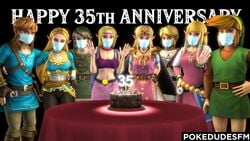 3d 4boys 4girls a_link_between_worlds animated anniversary before_and_after blonde_hair breath_of_the_wild cake cd-i clothing doggy_style facemask facewear female from_behind_position group hylian instant_loss link link_(breath_of_the_wild) link_(twilight_princess) male multiple_boys multiple_girls multiple_versions nintendo no_sound orgy pale_skin pointy_ears pokedudesfm princess_zelda sex skyward_sword swingers the_legend_of_zelda the_legend_of_zelda_(cd-i) twilight_princess video zelda_(a_link_between_worlds) zelda_(breath_of_the_wild) zelda_(cd-i) zelda_(skyward_sword)