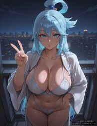 aqua (konosuba) from kono subarashii sekai ni shukufuku wo! by kaeliiin