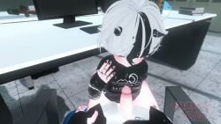 1boy 3d animated begging blowjob blowjob_face blue_eyes blush boner choker cock cock_hungry crop_top cute deepthroat dirty_talk english_dialogue english_voice_acting eyelashes fellatio femboy first_person_view fringe gay good_boy goth grabbing luxxilewd male male_only moaning moaning_in_pleasure mp4 nova_(luxxilewd) office on_knees oral oral_sex penis pov risky_sex short_hair sloppy sound submissive_femboy sucking sucking_off sucking_penis tagme talking talking_to_partner talking_while_deepthroat tease throat_fuck throat_noise throat_pounding throat_training tight_throat twink video voice_acted vrchat wet white_body white_hair white_skin wide_eyed yaoi