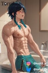 1boy abs ahe_gao ahegao_face ai_generated balls bath bathing bathroom biceps big_balls big_cock big_penis black_hair blue_hair blush closed_eyes cum cum_drip cum_dripping cum_dripping_from_penis cum_load cum_on_abs cum_on_body cum_on_muscles cum_on_self cumming cumming_on_self cumshot drool drool_on_face drooling ejaculating ejaculating_cum ejaculation erection excessive_cum fapping feeling_pleasured genshin_impact green_eyes honkai_(series) horny horny_face horny_male huge_balls huge_cock jerking_off jerkingoff large_pectorals lying_on_back male male_focus male_masturbation male_nipples male_only masturbate masturbation muscle_veins muscles muscular muscular_arms muscular_body muscular_legs muscular_thighs naked naked_male nipples nude nude_male one-handed_masturbation open_legs open_mouth orgasm orgasm_face pecs penis pleasure pleasure_face pleasured pleasured_face ripped_abs room seductive seductive_eyes seductive_look seductive_pose seductive_smile short_hair shower showering sitting sitting_down six_packs smile solo solo_focus solo_male sweating sweaty teenager testicles thighs tongue tongue_out torri1 uncensored uncensored_penis veins veins_on_dick veiny veiny_arms veiny_muscles veiny_penis venti_(genshin_impact) yaoi