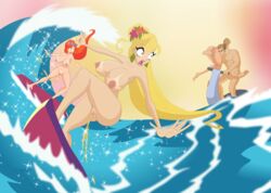 1boy 3girls 4kids_entertainment ass big_ass big_balls big_breasts big_penis blonde_hair bloom_(winx_club) breasts brown_hair carrying_partner chasing dilated_pupils floppy_cock flora_(winx_club) huge_ass huge_breasts huge_cock klaus_(winx_club) long_hair looking_back naked nickelodeon nude peeing penis pussy rainbow_(animation_studio) red_hair riffsandskulls scared shocked short_hair stella_(winx_club) surfboard surfing tanline testicles thick_thighs thin_waist urination urine voluptuous water wide_hips winx_club