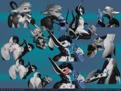 ahe_gao anal andromorph animal_genitalia anthro aroused ass blush bodily_fluids bulge canid canine cum cum_dumpster cum_inside cumslut dakka deep_throat dominant drooling duo face_fucking female fox gaping genital_fluids genitals gynomorph hnz intersex irrumatio knot krakka leak looking_pleasured mammal markings messy mind_break oral oral_penetration orgasm penetration penile penis penis_in_mouth rolling saliva sex sheath submissive tail throat tongue used vulva