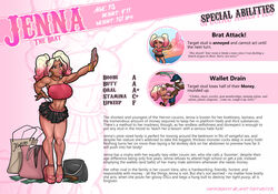 1boy 1girls big_balls big_breasts big_butt big_penis bimbo blonde_hair blowjob blue_eyes brat character_bio character_profile character_sheet cock_sleeve dark-skinned_male deepthroat english_text female herron_house_(series) high_heels interracial jenna_herron light-skinned_female money my_mom_and_sister_are_size_queen_sluts nipple_bulge oral pinup platform_heels ponytail rabies-t-lagomorph revealing_clothes skimpy_clothes slutwr1ter smartphone solo stats text voluptuous