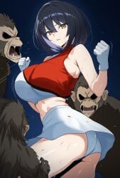 cheerleader exorcist from original by taraba (redkingtaraba)