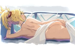 1girls ass blonde blonde_eyebrows blonde_female blonde_hair blonde_hair_female completely_naked completely_naked_female completely_nude completely_nude_female fate/apocrypha fate/stay_night fate_(series) female_ass mordred_(fate) naked naked_female nude nude_female sheets sketch tagme thighs tonee